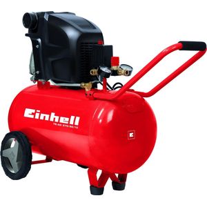 Einhell Elektrische Compressor TE-AC 270/50/10 - 1800 W - 10 bar - 50 L tank - Aanzuigcapaciteit: 270 l/min - Oliegesmeerd