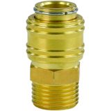 Originele Einhell snelkoppeling R 1/2"" AG (compressor-accessoires, buitendraad, van robuust messing, voor persluchtslangen)