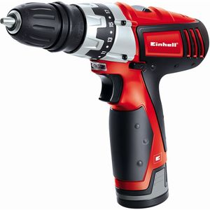 Einhell Accu Boor-/ Schroefmachine TC-CD 12 Li - 12 V/Li-ion - 1,3 Ah accu - 2 snelheden - 20 Nm - afneembare boorkop - LED-licht - lader - koffer