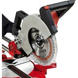 Einhell - Zug-Kapp-Gehrungssäge te-sm 2534 Dual (1800 w, max. 90 mm x 310 mm Schnitttiefe/-breite, ø 250 mm Sägeblatt, beidseitig neigbarer Sägekopf,