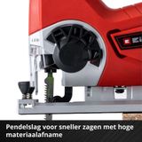 Einhell TE-JS 18 Li Accu aangedreven pendelzaag - Solo - Power X-Change (18 V, hefhoogte 25,4 mm), solo-versie, levering zonder accu en oplader