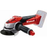 Einhell Accu Haakse Slijper TE-AG 18/115 Li Solo - Power X-Change - 18 V/Li-Ion - Ø115 mm - 8.500 t/min - Max. Snijdiepte: 28 mm - Excl. Accu, Lader en Slijpschijf