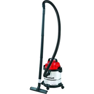 Einhell Elektrische Nat-/Droogzuiger TC-VC 1812 S - 1250 W - 180 mbar - 12 L - RVS container - Incl. accessoires