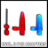 Einhell - CC-AC 12V - Auto Compressor - 12 V - Max. 18 bar - Incl. 3 Adapters