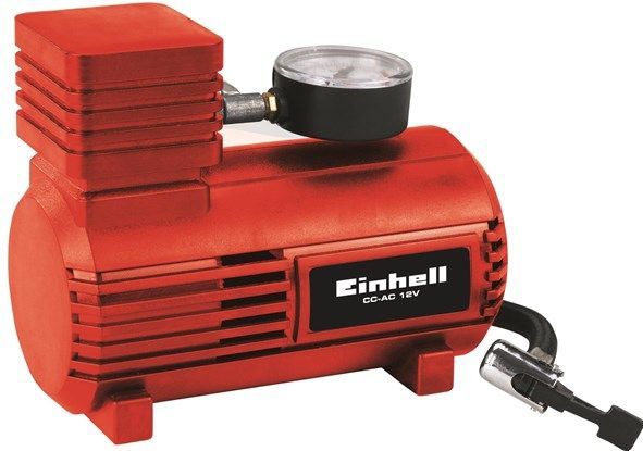 Einhell - CC-AC 12V - Auto Compressor - 12 V - Max. 18 bar - Incl. 3 Adapters