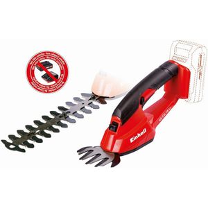 Einhell Accu Gras- en Heggenschaar GC-CG 18 Li-Solo Power X-Change (Li-Ion, 18 V, maaibreedte grassprietje 10 cm, maaibreedte struikmes 20 cm, zonder accu en lader)