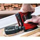 Einhell Accu Excentrische Schuurmachine TE-RS 18 Li Solo - Power X-Change - 18 V/Li-ion - Schuuroppervlak: Ø 125 mm - Incl. 1 x schuurpapier - Excl. Accu en lader