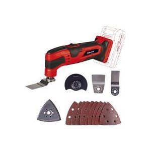 Einhell Accu Multitool TC-MG 18 Li Solo - Power X-Change - 18 V/Li-ion - Incl. 9x schuurpapier en 3 verschillende zaagbladen - Excl. accu en lader