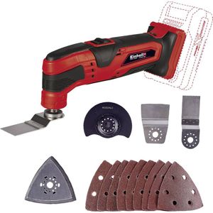 Einhell accu multitool TC-MG 18 Li Solo Power X-Change (li-ion, 18 V, magnetische gereedschapshouder, toerentalelektronica, incl. accessoires, zonder accu en lader)