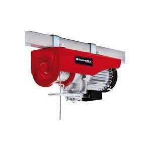 Einhell Elektrische Kabeltakel TC-EH 600 (1050 W, draagvermogen zonder katrol 300 kg op 18 m/met katrol 600 kg op 9 m, 18 m staalkabel (Ø 4,5 mm), incl. veiligheidsbeugel op lasthaak), 6 mm, rood