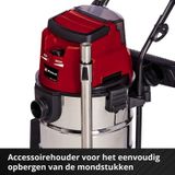 Einhell Accu Nat-/ Droogzuiger TE-VC 36/30 Li S-Solo Power X-Change (Li-Ion, 2x 18 V, ECO/BOOST-modus, roestvrijstalen container 30 l, incl. uitgebreide accessoires, zonder accu en lader)