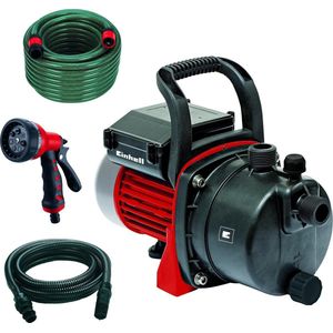 Einhell Elektrische Tuinpomp GC-GP 6538 Set/I - 650 W - 3800 l/u - 3,6 bar - Max. opvoerhoogte: 36 m - Max. Zuighoogte: 8 m - Incl. 4 m zuigslang, 20 m tuinslang en een sproeikop