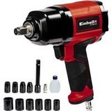 Einhell Pneumatische Slagmoersleutel TC-PW 610 - 610 Nm - Incl. 10 Dopsleutels en 1x 125 Mm Verlenging