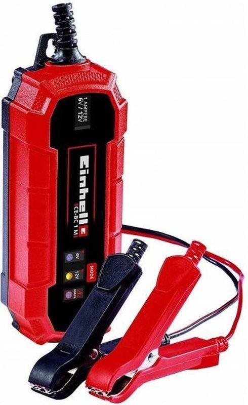 Einhell - CE-BC 1 M - Acculader - Laadvoltage 6/12 V - Max. Laadstroom 1 A