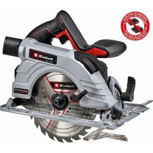 Einhell Professionele draadloze handcirkelzaag TP-CS 18/190 Li BL-Solo Power X-Change (18 V, Ø190 mm zaagblad, borstelloos, 65 mm zaagdiepte, afstellen zonder gereedschap, zonder batterij)