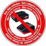 Einhell - Accu Kooimesmaaier - 18 V - 38 cm - Power X-Change - Geschikt voor 400 m²