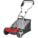 Einhell Accu Kooimesmaaier GE-HM 18/38 Li Solo - Power X-Change - 18 V/Li-Ion - 890 t/min - 38 cm - 45 L - Met accu ondersteuning of hand aangedreven - Geschikt voor 400 m² - Excl. accu en lader