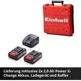 Einhell TE-CD 18/50 Li-i BL Power X-Change Accu-slagboorschroevendraaier (Li-Ion, 18 V, elektronische dimmer, inclusief 2 x 2,0 Ah Power X-Change accu's en snellader)