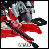 Einhell TC-SM 2131/1 Dual Trek - Kap- en Verstekzaag 1500 W 210 Mm