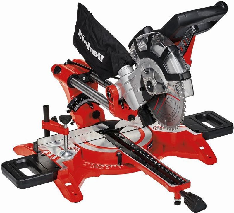 Einhell TC-SM 2131/1 Dual Trek - Kap- en Verstekzaag 1500 W 210 Mm