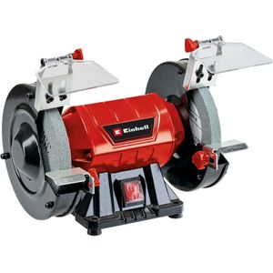 Einhell Slijpmachine TC-BG 150 (vermogen 150 W, voor kleine en grote reparaties, vormcorrecties en polijsten, met grove slijpschijf en fijne slijpschijf K36/K60)