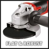 Einhell Haakse Slijper TC-AG 125/850 - 850 W - Onbelast Toerental: 12.000 T/Min - Ø125 Mm