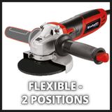 Einhell Haakse Slijper TC-AG 125/850 - 850 W - Onbelast Toerental: 12.000 T/Min - Ø125 Mm