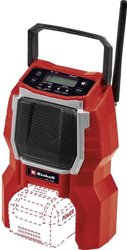 Einhell - Accu Radio TE-RA 18 Li BT - Power X-Change - 18V/Li-Ion - Bluetooth