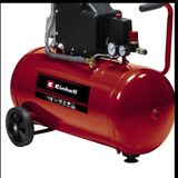 Einhell compressor TC-AC 190/50/8 (1500 W, max. 8 bar, 50 Ltank, 165 l/min aanzuigcapaciteit, motortoerental 2850 t/min, drukregelaar, manometer, oliesmering)