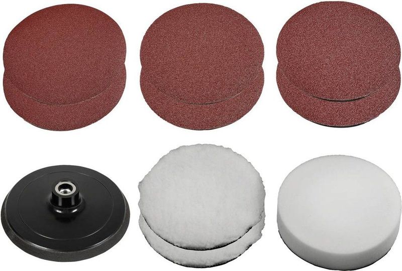 Einhell - Polijst-/Slijpset - Geschikt voor Diverse Machines - Inclusief Opzetstukken