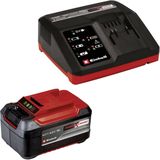 Originele Einhell 18V 5.2 Ah PXC Starterkit (accu&snellader, 18 V, max.1260 W, universeel voor alle Power X-Change machines, processorgestuurd ABS-accumanagementsysteem, LED-indicatie met 3 standen)