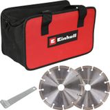 Einhell Muurfrees TE-MA 1500 - 1500 W - Ø125 mm - Groefdiepte 5-30 mm - Groefbreedte 8-30 mm - Stofafzuiging - Incl. 2x diamantslijpschijven