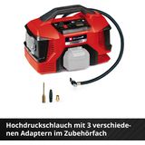 Einhell Accu Compressor PRESSITO 18/21 Compressor Accu en Lader Niet Inbegrepen