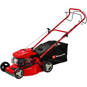 Einhell Benzine Grasmaaier GC-PM 46/5 S - 132 cm³ - 2 kW - 4-takt - Maaibreedte: 46 cm - Aanbevolen gazonoppervlakte: tot 1400 m² - 65 L opvangbak - Maaihoogte: 25-80 mm