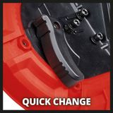 Einhell-accu bandzaag TE-MB 18/127 Li-Solo Power X-Change (18 V, snijhoogte 115 mm, snijbreedte 127 mm, ledlamp, incl. 2x zaagbanden voor metaal, zonder accu)