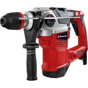 Einhell Elektrische Boorhamer TE-RH 38 3F - 1050 W - Aantal slagen: 4.100 /min - 9 J - SDS-Max - 3 functies: Hamerboren, beitelen met en zonder beitelfixatie - Incl. Transport-/Opbergkoffer