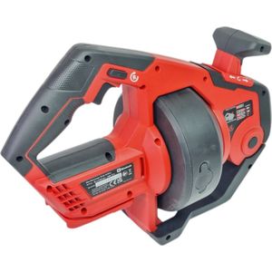 Afvoerboor, set van 7 gecombineerde snijkoppen voor het ontstoppen van leidingen, 16 mm, staal, automatische vergrendeling, voor huis, keuken, zilver