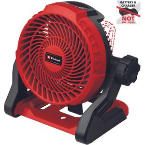 Einhell Accu Ventilator GE-CF 18/2200 Li Solo - Power X-Change - 18 V/Li-ion - 3 snelheidsstanden - 360° draaibare ventilatorkop - Excl. accu en lader