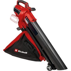 Einhell Professional Accu Bladblazer/-zuiger VENTURRO 36/240 Li Solo - Power X-Change - 36 V/Li-ion - Blaassnelheid: 240 km/h - 45 L opvangzak - Hakselfunctie: 10:1 - Excl. accu en lader