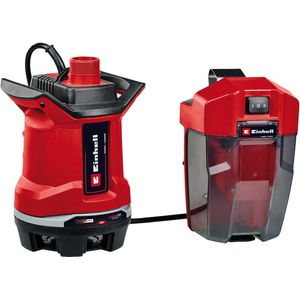 Einhell Accu Vuilwaterpomp GE-DP 18/25 Li Solo - Power X-Change - 18 V/Li-Ion - 7.500 l/u - Max. opvoerhoogte: 5 m - Max. dompeldiepte: 4 m - Afzuigend tot: 35 mm - ECO/BOOST modus - Excl. accu en lader