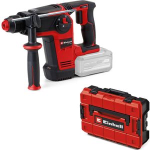 Einhell Professional Accu Boorhamer TP-HD 18/26 Li BL Solo - Power X-Change - 18 V/Li-ion - 2,6 J - Pneumatisch slagwerk - SDS plus - 4-functies: boren/hamerboren/Beitelen met of zonder beitelslot - Incl. E-box - Excl. accu en lader