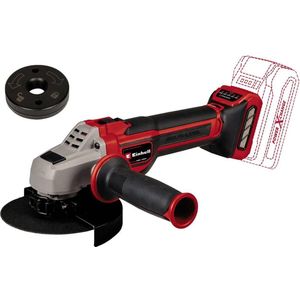Einhell Professional Accu Haakse Slijper TP-AG 18/125 CE Li Q Solo - Power X-Change - 18 V/Li-ion - Ø125 mm - 3.000-10.500 t/min - Constant Electronic Systeem - Toerentalregeling met LED-Display - Excl. Accu, Lader en Slijpschijf