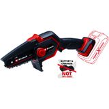 Einhell Accu Mini Kettingzaag GE-PS 18/15 Li BL-Solo - Power X-Change - 18 V/Li-ion - Koolborstelloze motor - Zwaardlengte: 20 cm - Max. Zaaglengte: 14 cm - Kettingsnelheid: 4,8 m/s - Excl. accu en lader