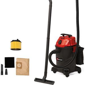 Einhell Elektrische Nat-/Droogzuiger TC-VC 1825 A - 1250 W - 180 mbar - 25 L - 2-delige kunststof buis - 250 cm zuigslang - Automatisch stopcontact: 2200 W