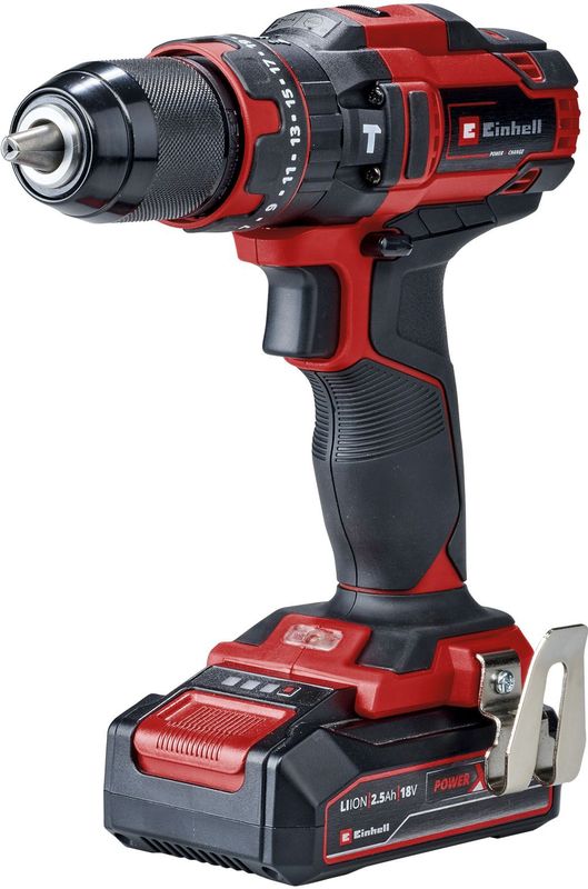 Power X-Change - Klopboor-/schroefmachine - Rood - Accu - 18V