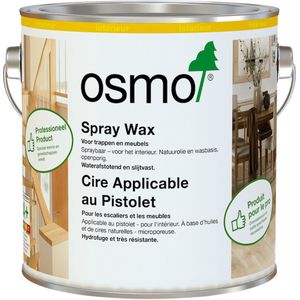 Spray Wax 3049 Zwart dekkend mat - 2.5 Liter | Spuitbare hardwaxolie | Professioneel product | voor de professionals