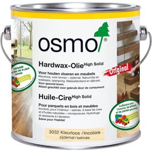 Osmo Hardwax Olie Original 3032 Kleurloos Zijde Mat 0.125 Liter | Binnenhout | Houtolie | Vloerolie
