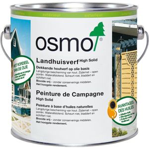 Osmo Landhuisverf 2501 Labradorblauw 2.5 Liter | Labradorblauwe beits voor buiten | Buitenverf Hout | Hout Verf Labradorblauw | Oliebeits | Verfolie