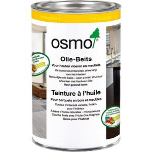 Osmo Olie-Beits 3512 Zilvergrijs 2.5 Liter | beits voor binnen | Wash effect | Dekkend effect | Slijtvast | Bestand tegen water en vuil