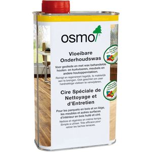 Osmo Onderhoudswas 3087 - Wit Transparant - 1 Liter | Houten Vloer Onderhoud | Voor Witte Vloeren